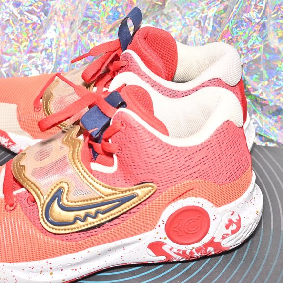 Nike KD Trey 5 X: University Red Metallic Gold main image 2